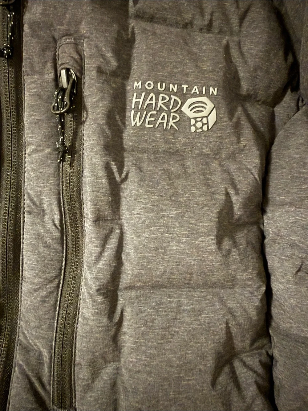 Mountain Hardwear Men’s Stretchdown Hooded Puffer Jacket - Dark Gray